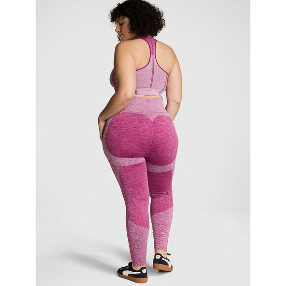 VS PINK Seamless Marl Classic Leggings lg - Picture 2 of 4